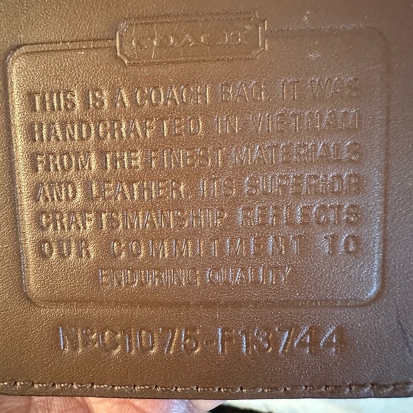 Coach Signature Brown and Tan Hobo Shoulder Bag - Picture 10 of 16